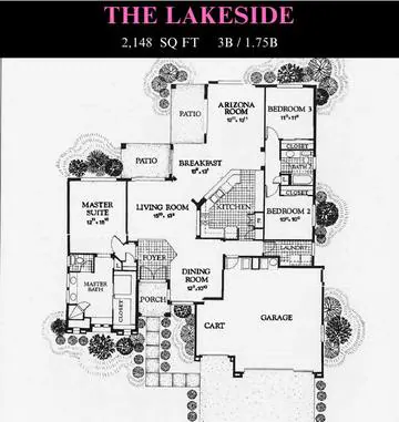 Lakeside floor plan layout