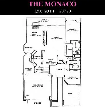 Monaco floor plan layout