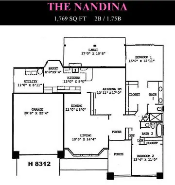 Nandina floor plan layout