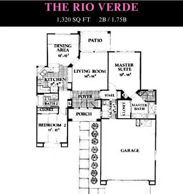 Rio Verde floor plan layout