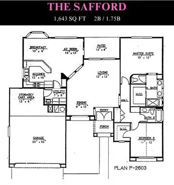 Safford floor plan layout