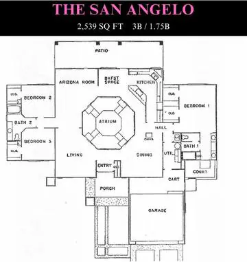 San Angelo floor plan layout
