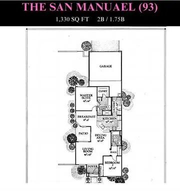 San Manuel (93) floor plan layout