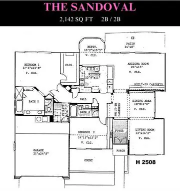 Sandoval floor plan layout