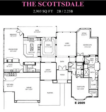 Scottsdale floor plan layout