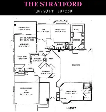 Stratford floor plan layout