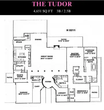 Tudor floor plan layout