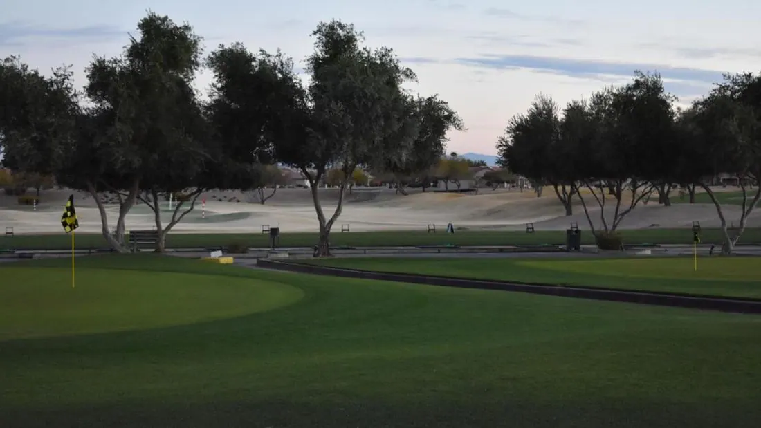 Putting green at a Grand golf course