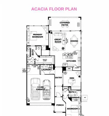 Acacia floor plan layout