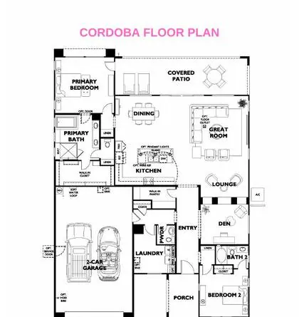 Cordoba floor plan layout