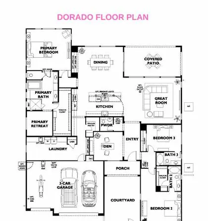 Dorado floor plan layout