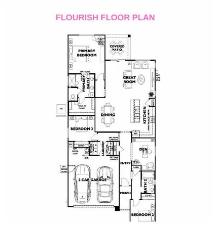 Flourish floor plan layout