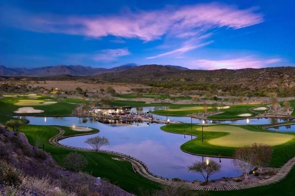 Golf course and lake at Wickenburg Ranch