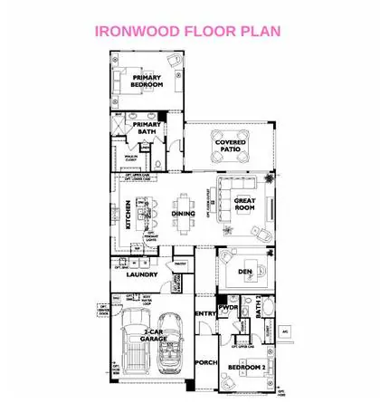 Ironwood floor plan layout