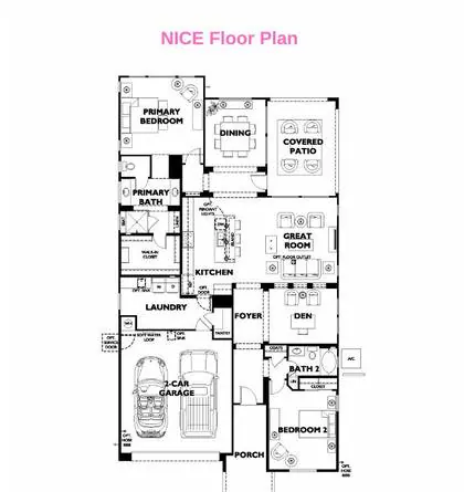 Nice floor plan layout