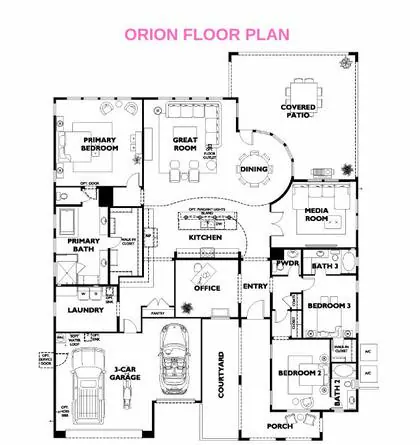 Orion floor plan layout