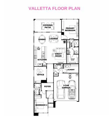 Valletta floor plan layout