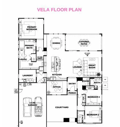 Vela floor plan layout